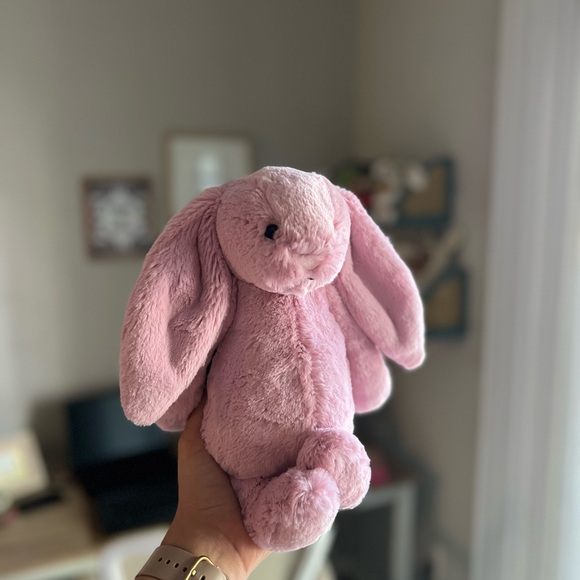 Jellycat Medium Bashful Tulip Pink Bunny 🌸 - Picture 2 of 7